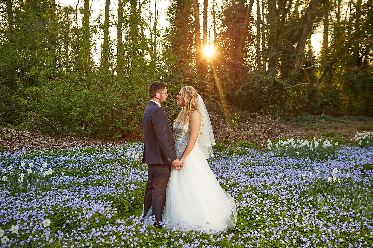 A couple take a moment together outdoors at Kenwick Park Hotel, Louth
