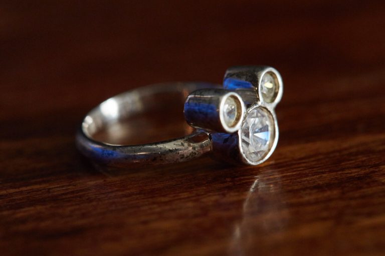 A well loved Mickey Mouse Engagement ring, with patina