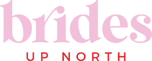 The main logo for the wedding website Brides up North